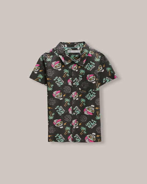 Camisa Manga Corta Calaveras